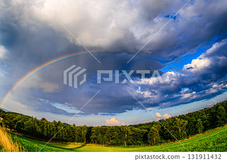 rainbow, landscape, scenery 131911432