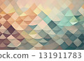 Light color triangular polygon geometric pattern background 131911783