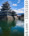 Matsumoto Castle, a national treasure in early spring 131911810