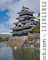 Matsumoto Castle, a national treasure in early spring 131911812