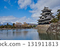 Matsumoto Castle, a national treasure in early spring 131911813