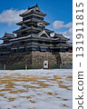 Matsumoto Castle, a national treasure in early spring 131911815