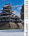 Matsumoto Castle, a national treasure in early spring 131911816
