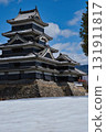 Matsumoto Castle, a national treasure in early spring 131911817
