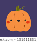 Cute and funny pumpkin 131911831