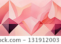 Abstract background floating on a pink gradient background 131912003