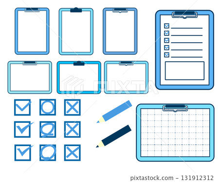 Simple checkmark and binder Simple checkmark and binder 131912312