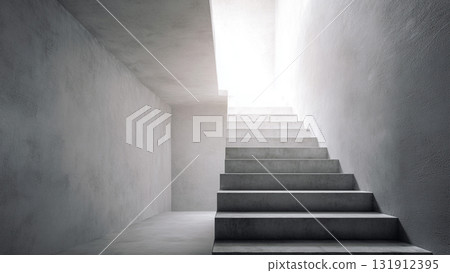 White staircase 131912395