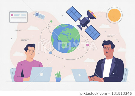 衛星與地球新聞報道 131913346