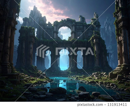 Mysterious ruins 131913411