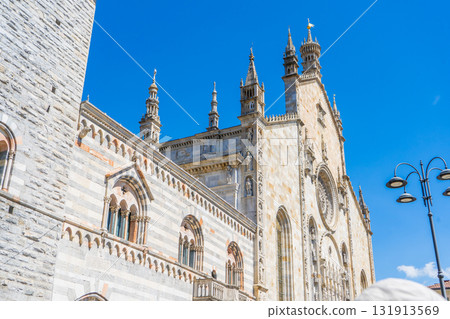 Old Church in Italy Como Cathedral Duomo Italian old temple in center Santa Maria Assunta Old Church in Italy Como Cathedral Duomo Italian old temple in center Santa Maria Assunta 131913569