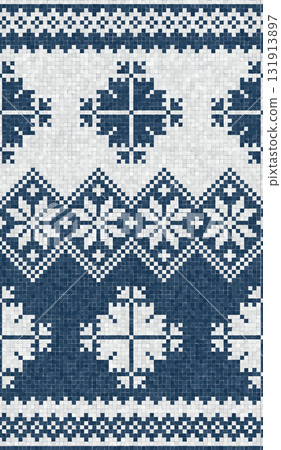Scandinavian mosaic vector pattern 43 Scandinavian mosaic vector pattern 43 131913897