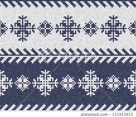 Scandinavian mosaic vector pattern 59 Scandinavian mosaic vector pattern 59 131913913