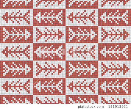 Scandinavian mosaic vector pattern 67 131913921