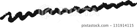 Marker hand drawn line border 131914115