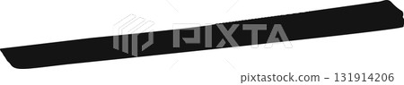 Grunge underline brush strike divider 131914206