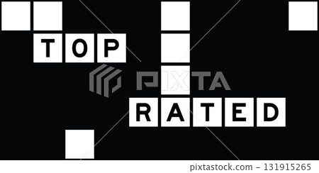 Alphabet letter in word top rated on crossword puzzle background Alphabet letter in word top rated on crossword puzzle background 131915265