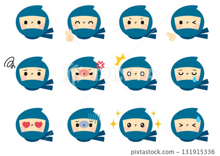 忍者臉部表情集 131915336