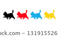cat vector black cat kitten calico walking rgb icon cartoon character pet animal doodle logo illustration symbol design 131915526