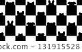 dog cat seamless pattern polar bear kitten rabbit icon head line vector calico doodle cartoon pet animal illustration checked shadow tile background gift wrapping paper repeat wallpaper scarf isolated 131915528