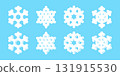 Snowflake vector Christmas glossy smooth curve corner icon logo snow Santa Claus Xmas cartoon character doodle illustration symbol graphic design 131915530