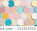 Pop polka dot background 131915552