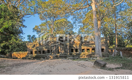 Ancient temple ruins with trees Angkor Wat Cambodia Ancient temple ruins with trees Angkor Wat Cambodia 131915811
