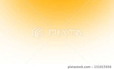 Warm yellow gradient background with smooth light transition. Soft golden abstract backdrop for design, presentation, or summer theme. 131915938