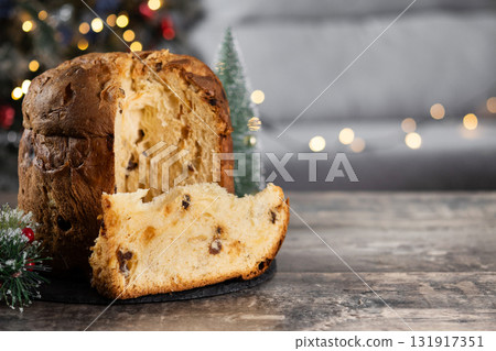 Traditional Italian Panettone Traditional Italian Panettone 131917351