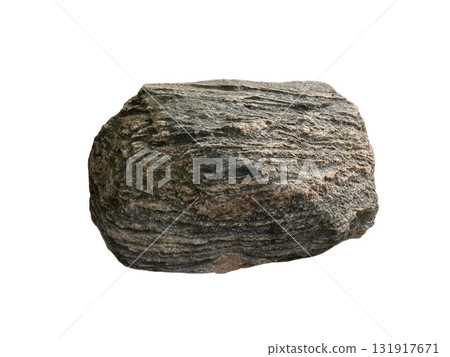 oval stone isolated on white background 131917671