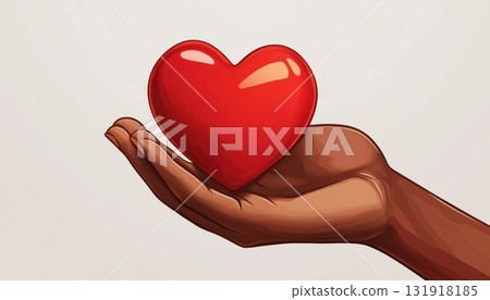 Realistic Clip Art Of Black Hand Holding Heart Gesture Realistic Clip Art Of Black Hand Holding Heart Gesture 131918185