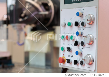 control panel of 3 axis CNC milling machine 131918749