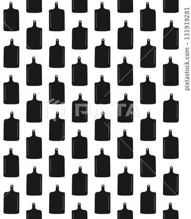 Vector seamless pattern of hand draw cutting board Vector seamless pattern of hand draw cutting board 131919281