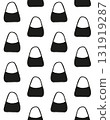 Vector seamless pattern of mini bag silhouette 131919287
