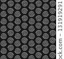 Vector seamless pattern of hand drawn spiral 131919291