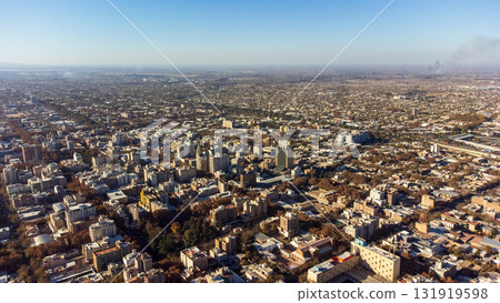 Aerial view of the city of Mendoza. Aerial view of the city of Mendoza. 131919598
