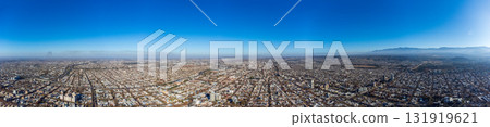 Aerial view of the city of Mendoza. Panoramic 131919621