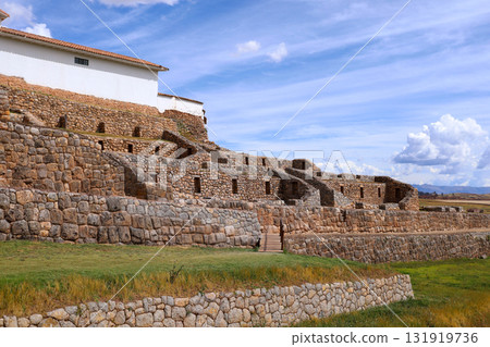 View of the ruins of the Inca temple of Chinchero in Cusco. View of the ruins of the Inca temple of Chinchero in Cusco. 131919736