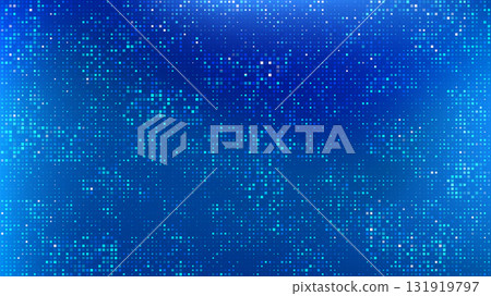 Digital data network grid glowing on a cyber blue bg Digital data network grid glowing on a cyber blue bg 131919797