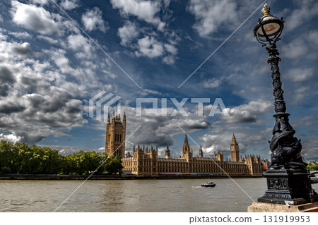 Westminster Palace (Parliament) and Beneath The River Thames In London, United Kingdom 131919953