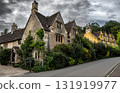 Picturesque Village Castle Combe In The Cotswolds Area In Wiltshire In England, United Kingdom 131919977