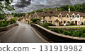 Picturesque Village Castle Combe In The Cotswolds Area In Wiltshire In England, United Kingdom 131919982