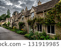 Picturesque Village Castle Combe In The Cotswolds Area In Wiltshire In England, United Kingdom 131919985