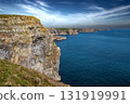 Spectacular Cliffs At The Atlantic Coast Of Wales In Pembrokeshire, United Kingdom 131919991