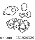 Set with images of eggs 131920320