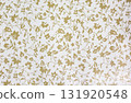 Beautiful floral pattern in gold colors 131920548