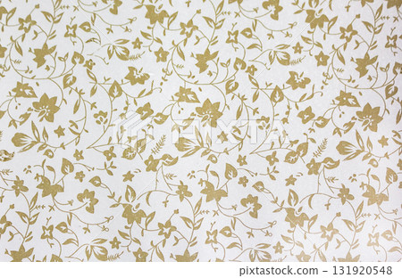Beautiful floral pattern in gold colors Beautiful floral pattern in gold colors 131920548