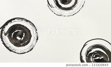 墨波紋、水墨波紋、水墨波紋、圓形螺旋 131920643
