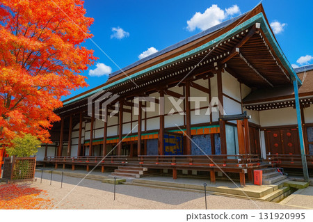 Kyoto Imperial Palace Shishinden Hall Autumn leaves Kyoto Imperial Palace Shishinden Hall Autumn leaves 131920995