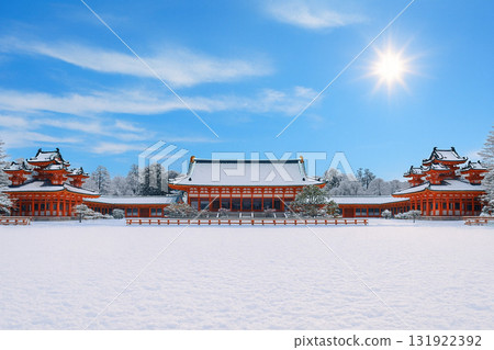 平安神宮大極雪景 平安神宮大極雪景 131922392